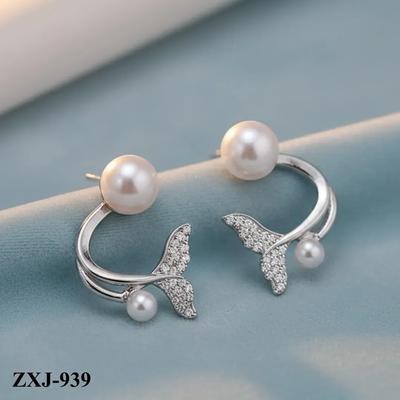 Korean fish Tail Shining Earings (ZXJ-939)