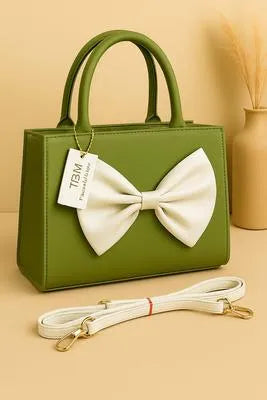 Women's Leather Plain Shoulder Bag