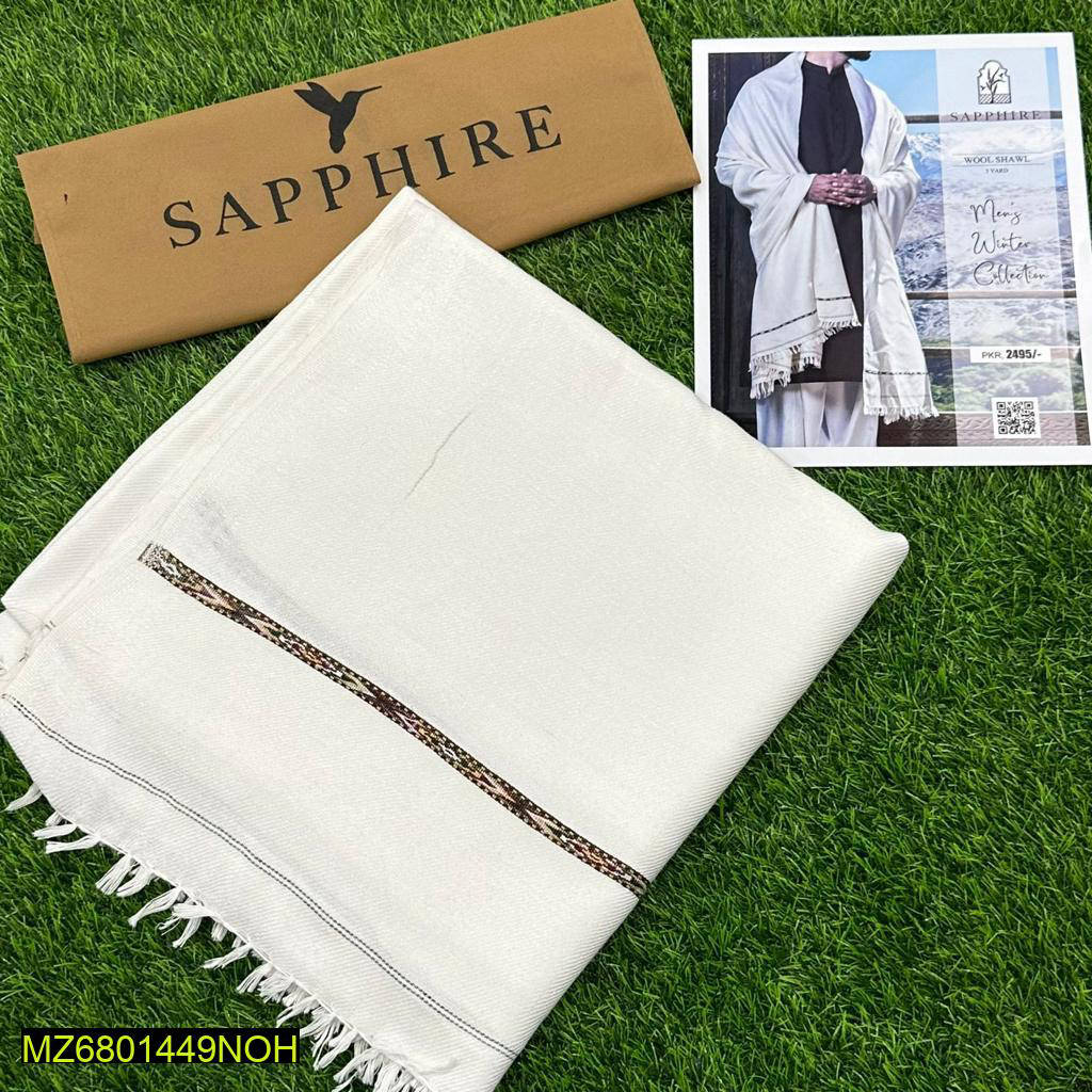 Premium Men’s Warm Wool Shawl for Winter